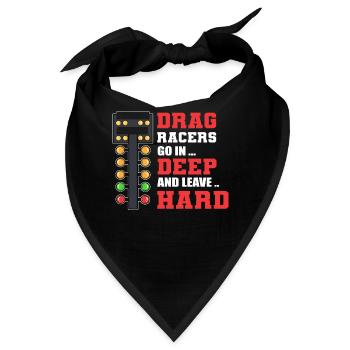 Drag Racers Drag Racing Drag Race Sport - Bandana - Schwarz - Vorne