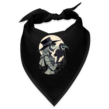 Dunkler mittelalterlicher Humor - Vertraut mir, - Bandana - Schwarz - Vorne