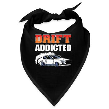 Drift Addicted Drifting Car Racing - Bandana - Schwarz - Vorne
