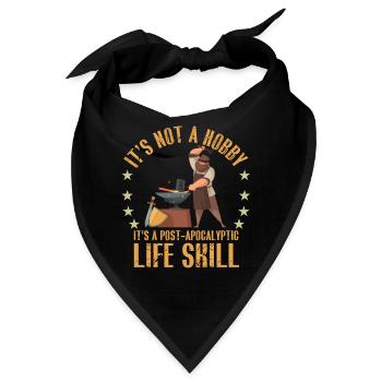 Lustiger Schmied Spruch & Schmieden - Bandana - Schwarz - Vorne
