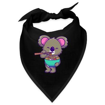 Koala-Liebhaber - Bandana - Schwarz - Vorne