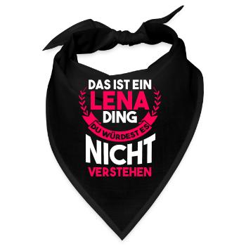 Lena - Bandana - Schwarz - Vorne