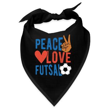 Futsal Hallenfußball Futsal-Spieler Sportler - Bandana - Schwarz - Vorne