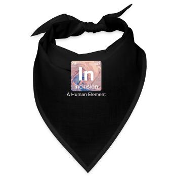 Inklusion Solidarität Mitgefühl für handicap - Bandana - Schwarz - Vorne