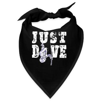 Freediver Quote Freitauchen - Bandana - Schwarz - Vorne