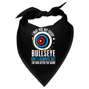 I may not hit every bullseye - Bandana - Schwarz - Vorne