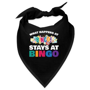 Was Passiert Bingo Bleibt Bei Bingo Für Alle Bingo - Bandana - Schwarz - Vorne