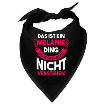 Melanie - Bandana - Schwarz - Vorne