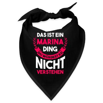 Marina - Bandana - Schwarz - Vorne