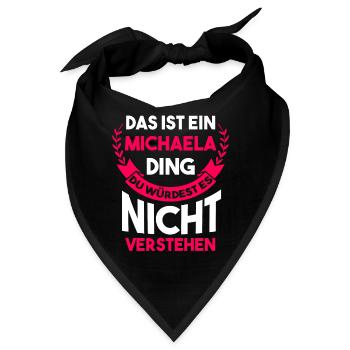 Michaela - Bandana - Schwarz - Vorne