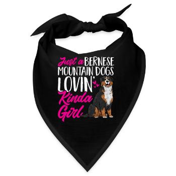 Berner Sennenhund - Bandana - Schwarz - Vorne
