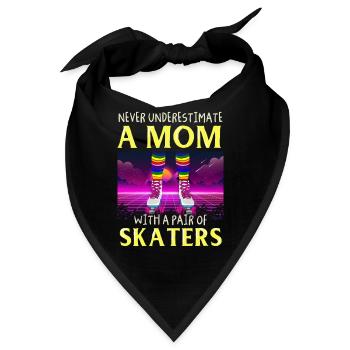 Inline Skater - Bandana - Schwarz - Vorne