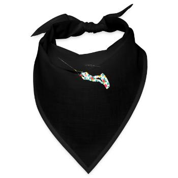 Wakeboard Summertime Floral Wakeboarding Bunte - Bandana - Schwarz - Vorne