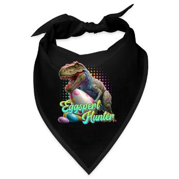 Eggspert Eiersuche Dinosaurier Ostereier - Bandana - Schwarz - Vorne