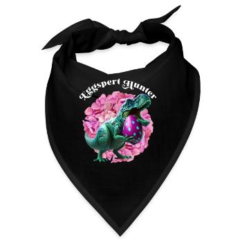 Eggspert Hunter Ostereier Suche Osterhasen - Bandana - Schwarz - Vorne
