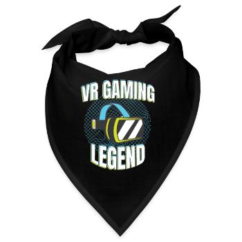 VR Gaming Legend Games - Bandana - Schwarz - Vorne