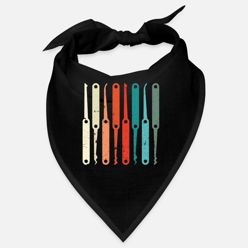 Lock picking Farbig Bandana