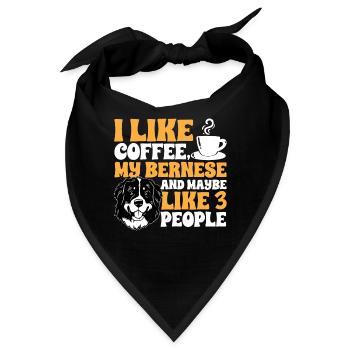 Berner Sennenhund - Bandana - Schwarz - Vorne