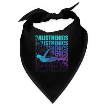 Calisthenics Street Workout Gymnastik Fitness - Bandana - Schwarz - Vorne