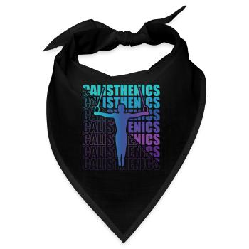 Calisthenics Street Workout Gymnastik Fitness - Bandana - Schwarz - Vorne