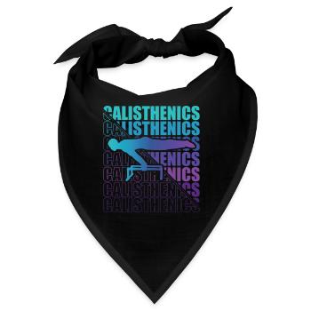 Calisthenics Street Workout Gymnastik Fitness - Bandana - Schwarz - Vorne