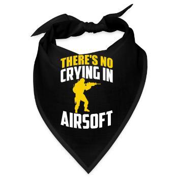 Lustiger Airsoft Spruch Männer Softair Ausrüstung - Bandana - Schwarz - Vorne