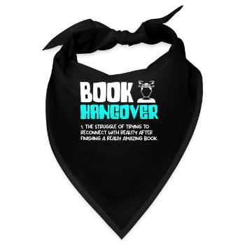 Bücher Hangover Buchliebhaber und Lesefans - Bandana - Schwarz - Vorne
