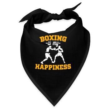 Boxen Ist Mein Glück Sport Boxer Sparring Boxen - Bandana - Schwarz - Vorne