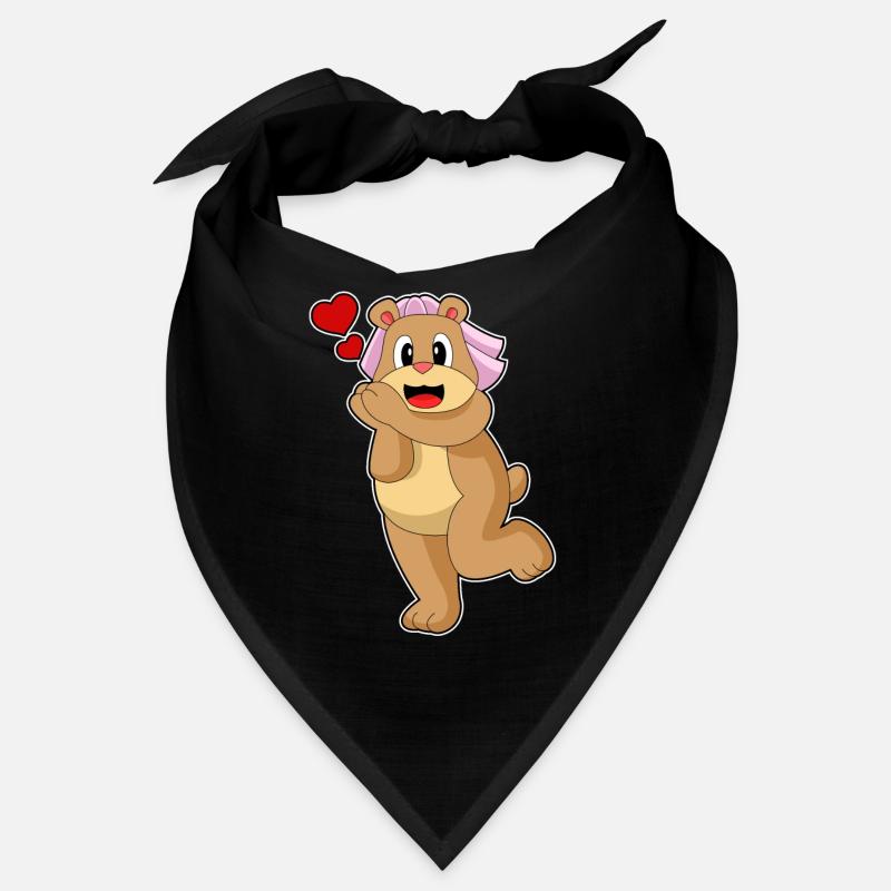 Bear Bride Veil Wedding Bandana