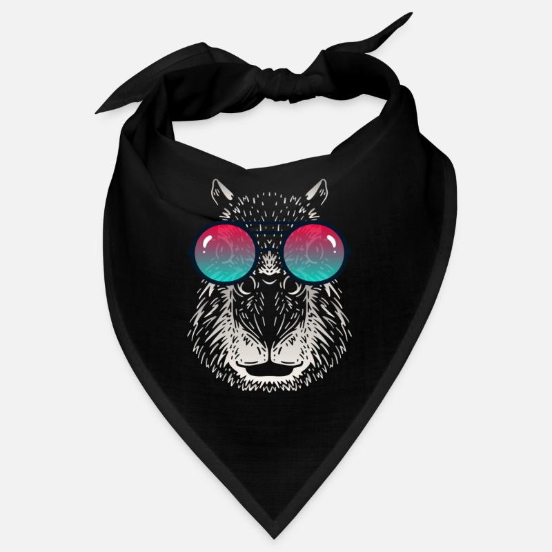 Capybara cool avec des lunettes de soleil Bandana