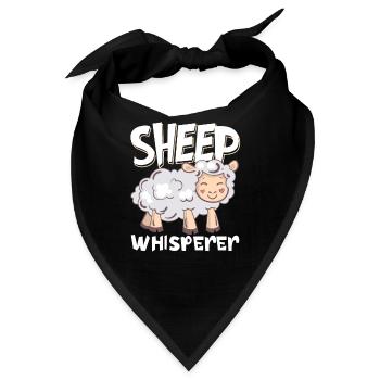 Funny Sheep Barn Farmer Farming Sheep Lover - Bandana - Schwarz - Vorne
