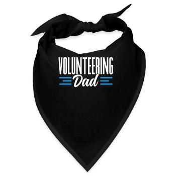 Ehrenamtlicher Vater Freiwillig Freiwilliger Beruf - Bandana - Schwarz - Vorne