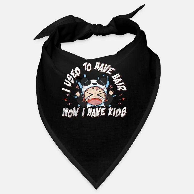 Being Bald Bald Guy With A Beard Bald Dad - Bandana - black