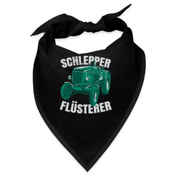 Schlepper Flüsterer - Bandana - Schwarz - Vorne
