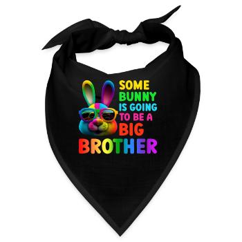 Osterhasen Easter Egg specting Baby Bunny Bruder - Bandana - Schwarz - Vorne