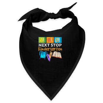 Kindergarten - Bandana - Schwarz - Vorne