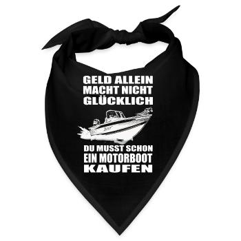 Motorboot - Bandana - Schwarz - Vorne