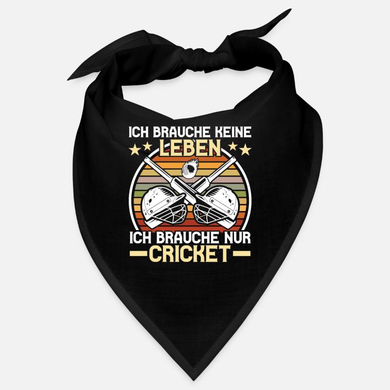 Ich Brauche Nur Cricket Bandana