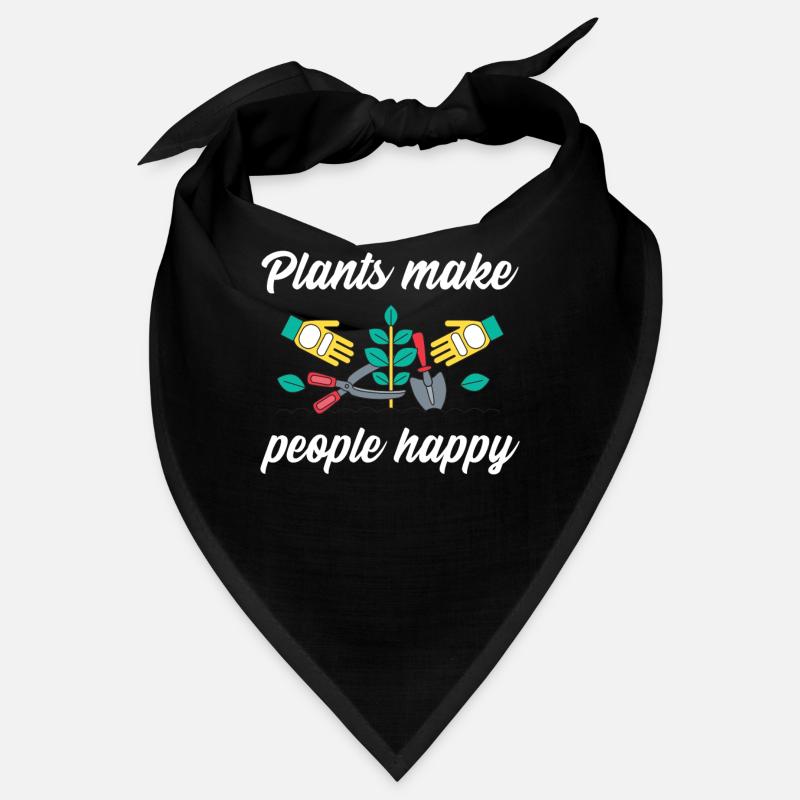 Les plantes rendent les gens heureux - Plats Botany Bandana