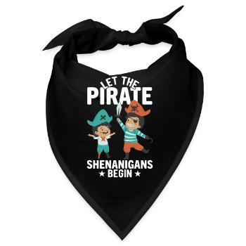 Die Piraten -Shenanigans Crossbones Freeboter - Bandana - Schwarz - Vorne