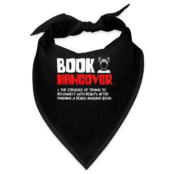 Bücher Hangover Buchliebhaber und Lesefans - Bandana - Schwarz - Vorne