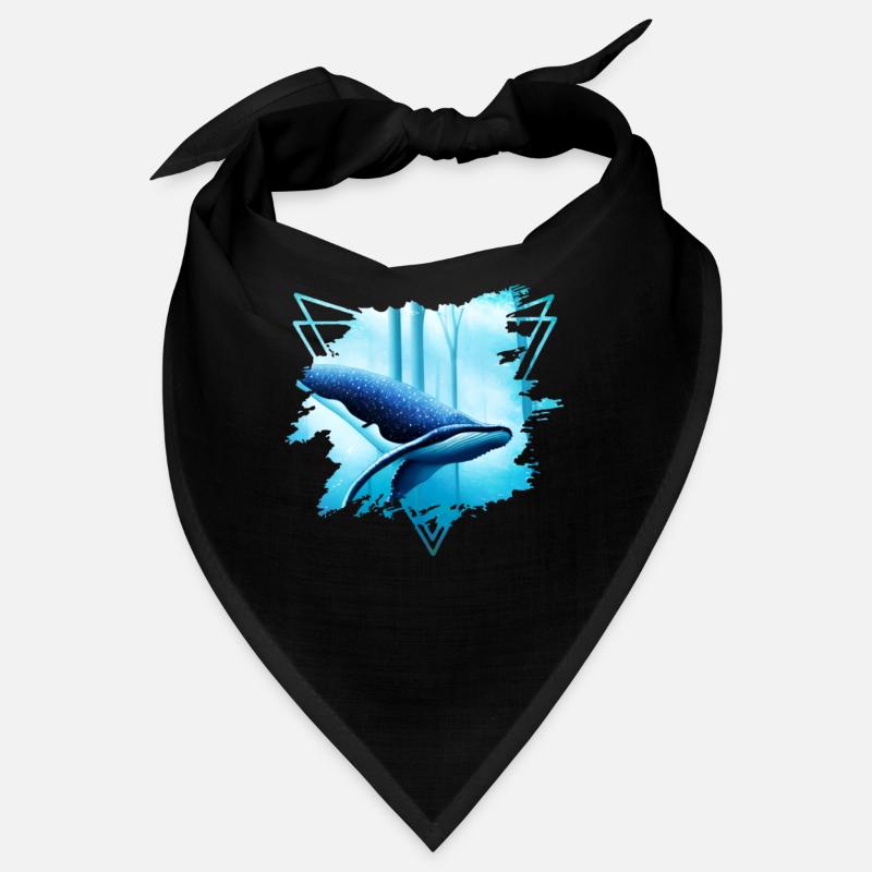 Motif de requin-baleine : Une majesté Bandana