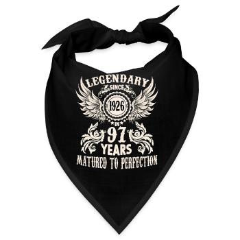 97 Jahre Geburtstag Ehrentag Wiegenfest Sprüche - Bandana - Schwarz - Vorne