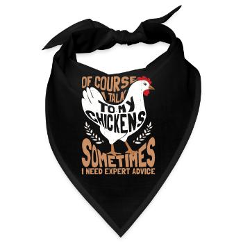 Hühnerliebhaber züchten - Bandana - Schwarz - Vorne