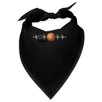 Merkur - Bandana - Schwarz - Vorne