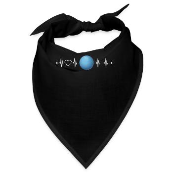 Uranus - Bandana - Schwarz - Vorne