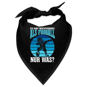 Dabbender Fußballer Dab Fußball Fan - Bandana - Schwarz - Vorne