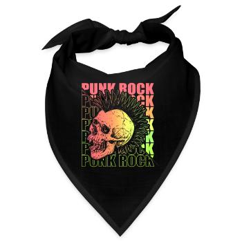 Punk Rock Pogo Anarchie Punks Punk Rocker Punk - Bandana - Schwarz - Vorne