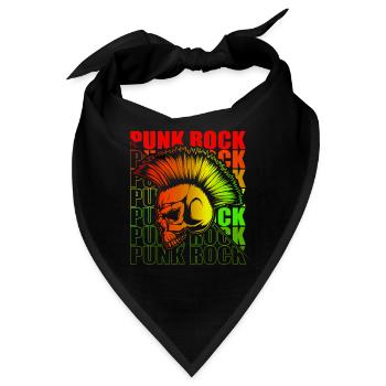Punk Rock Pogo Anarchie Punks Punk Rocker Punk - Bandana - Schwarz - Vorne