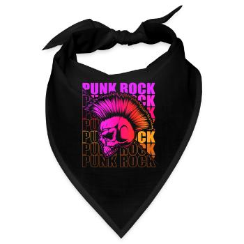 Punk Rock Pogo Anarchie Punks Punk Rocker Punk - Bandana - Schwarz - Vorne